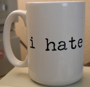 i hate clowns Large Coffee Mug 
