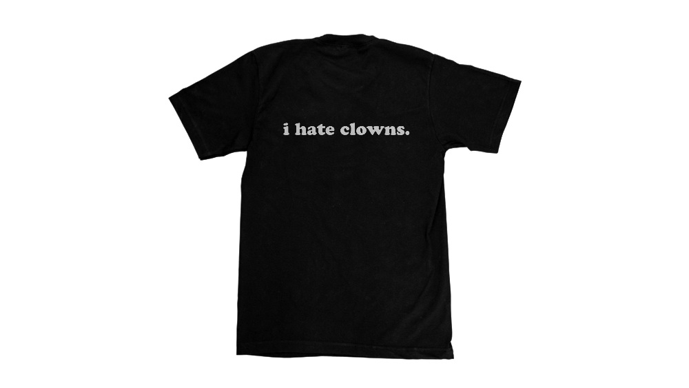 i hate clowns t-shirt